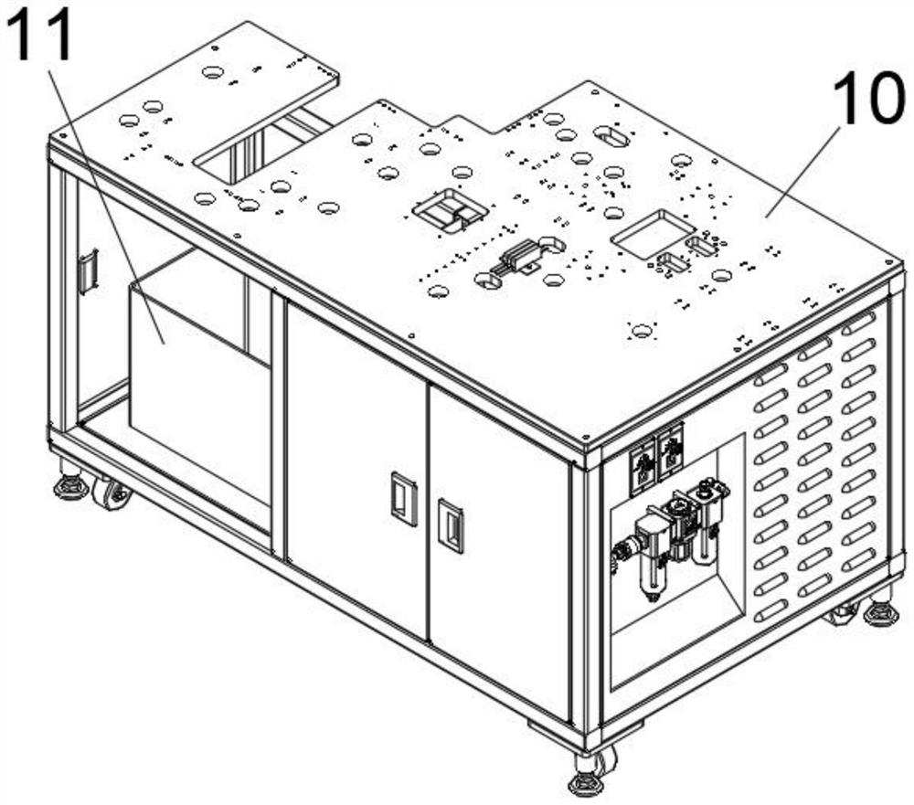 Injection molding material receiving detection packaging machine