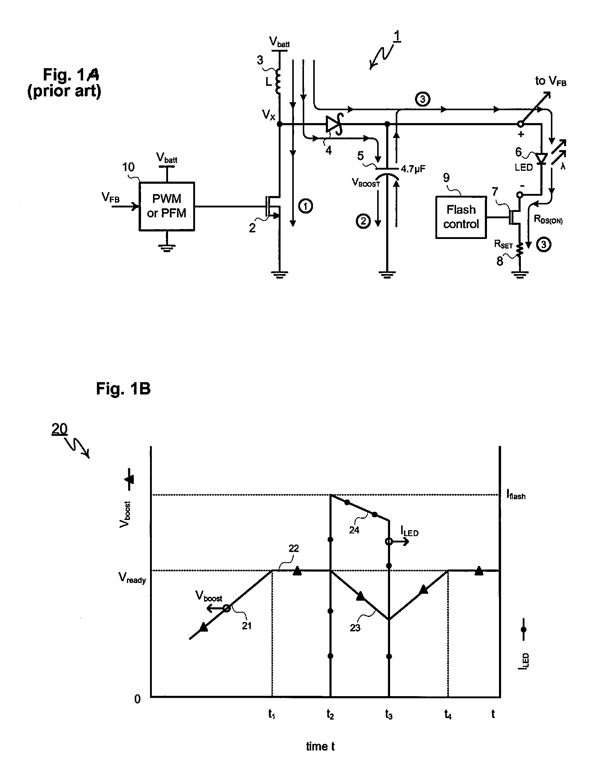 High current switching converter for LED applications