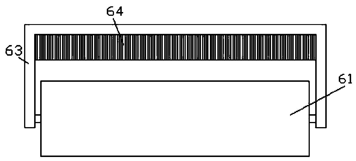 Woven fabric stretching device