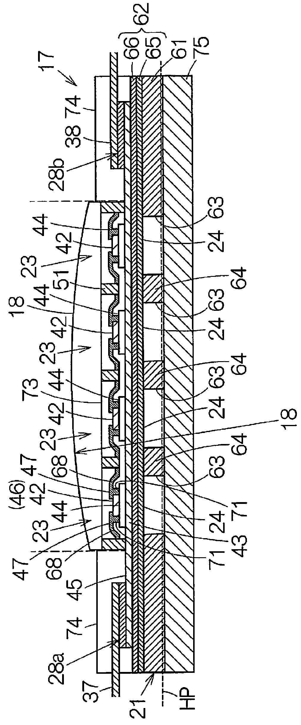 Ultrasonic device and probe as well as electronic apparatus and ultrasonic imaging apparatus
