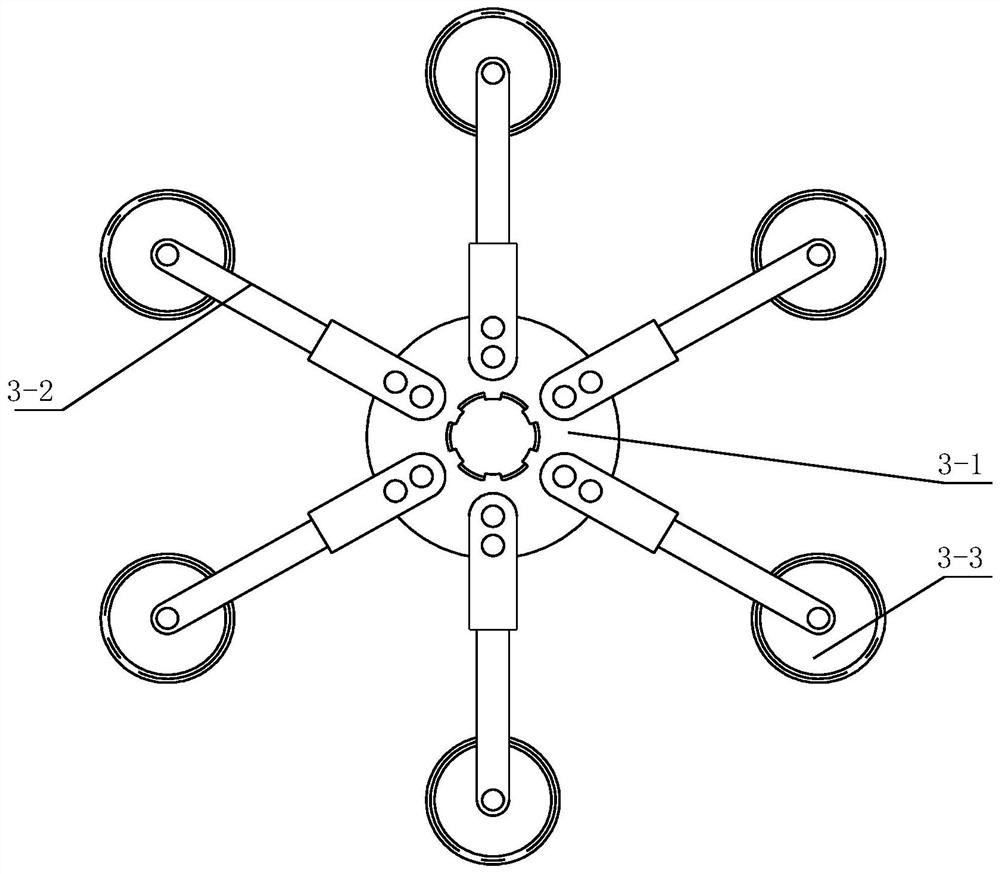 Gear transmission structure of tracked robot