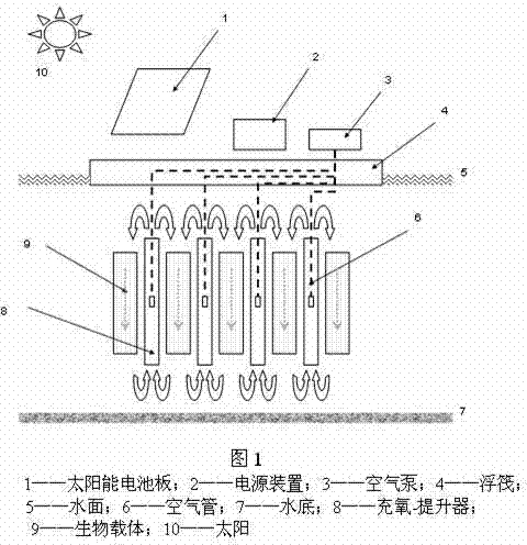 Floating type solar water purification device and method