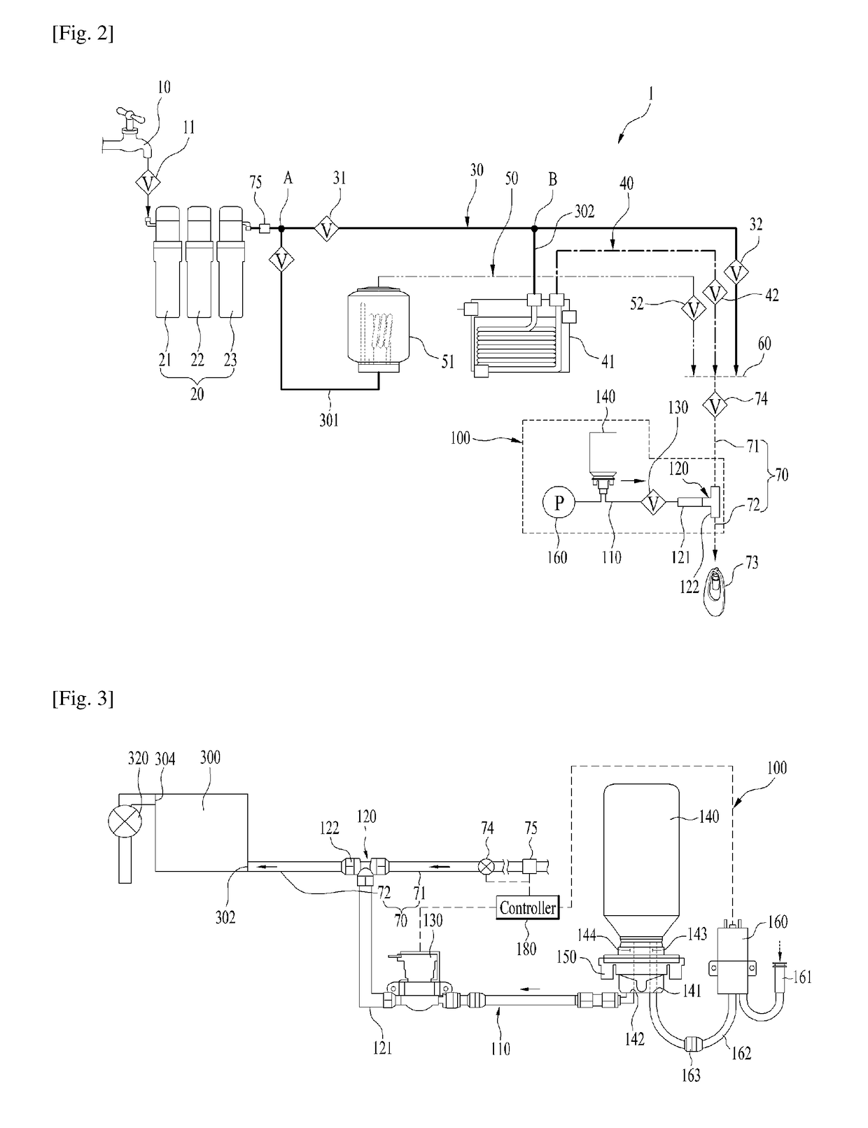 Drinking water supply device and method of controlling the same