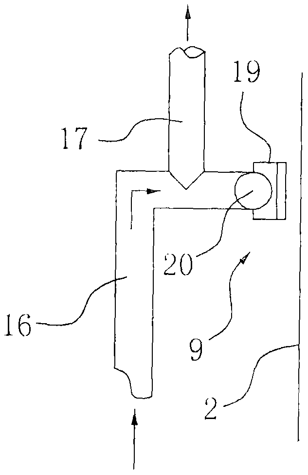 Scientific research ship with continuous sampling device for surface water during sailing