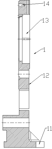 Stuff grinder thick liquid inlet end rack