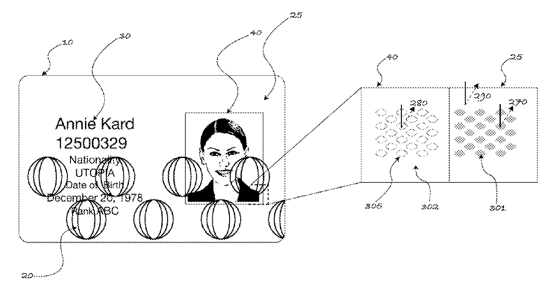 Ovd containing device
