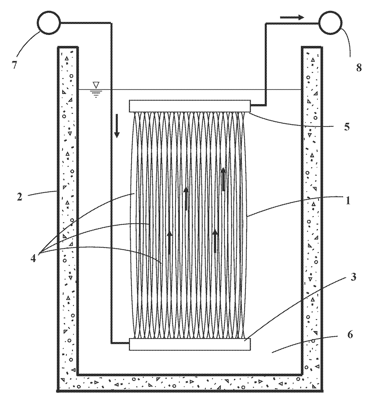 Osmotic concentration of produced and process water using hollow fiber membrane