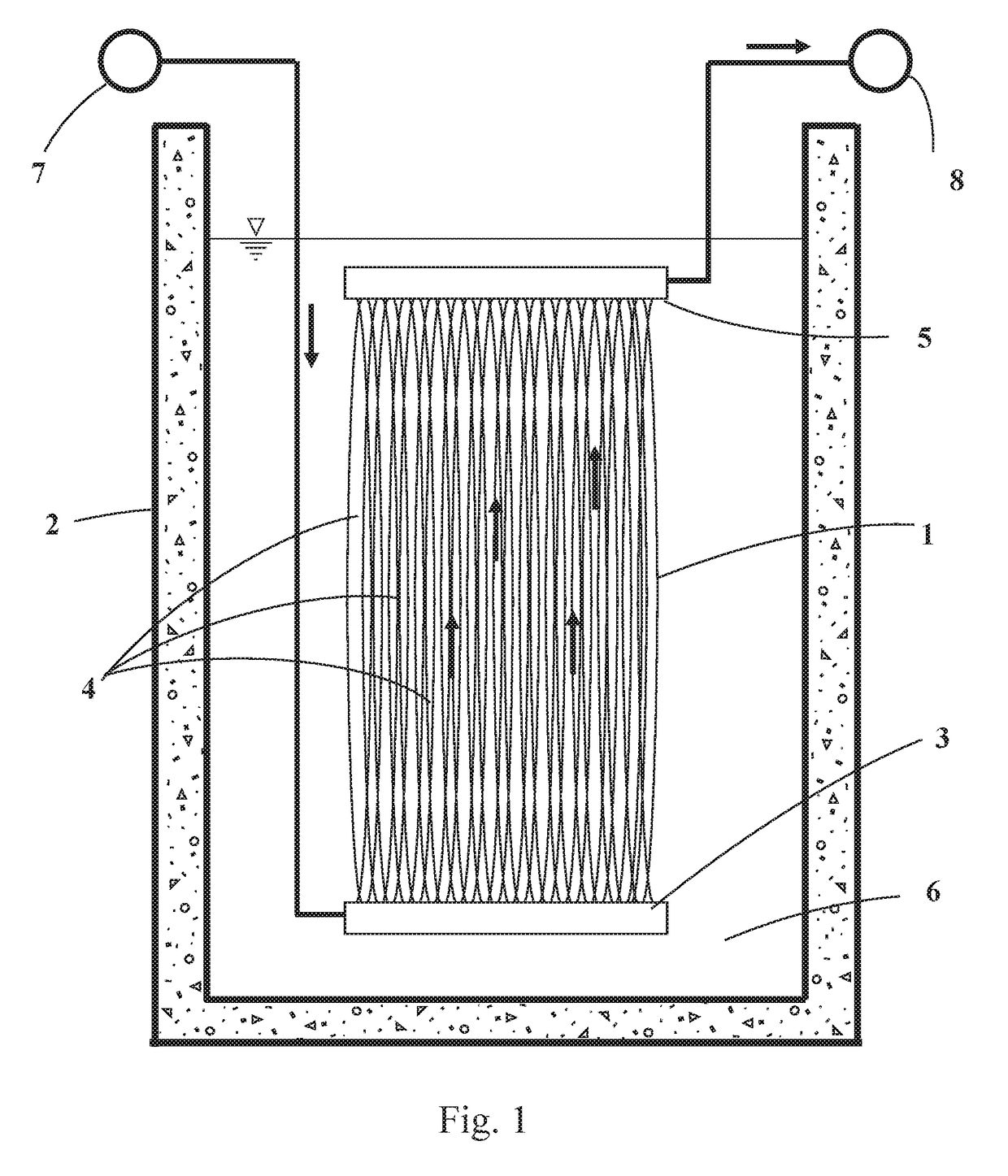 Osmotic concentration of produced and process water using hollow fiber membrane