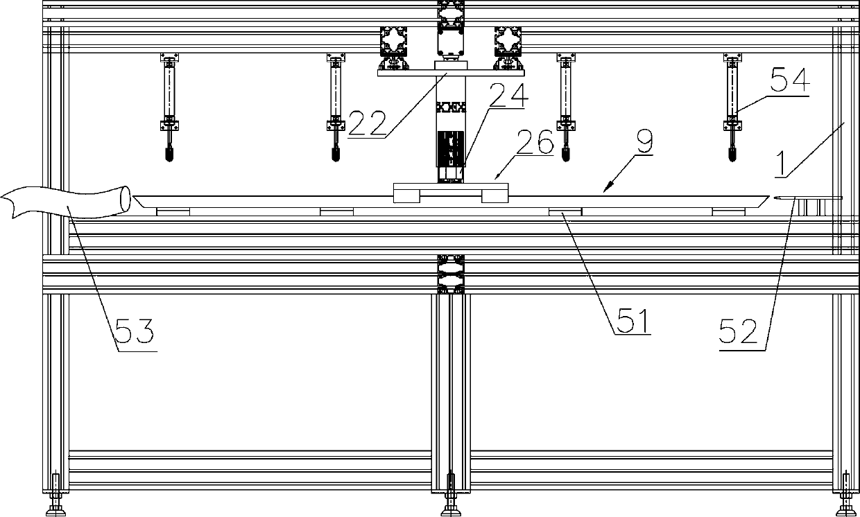 Solar module frame long side intelligent production line