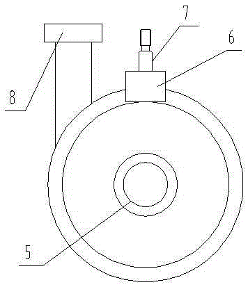 Ammonia gas generating device for diesel vehicle filter