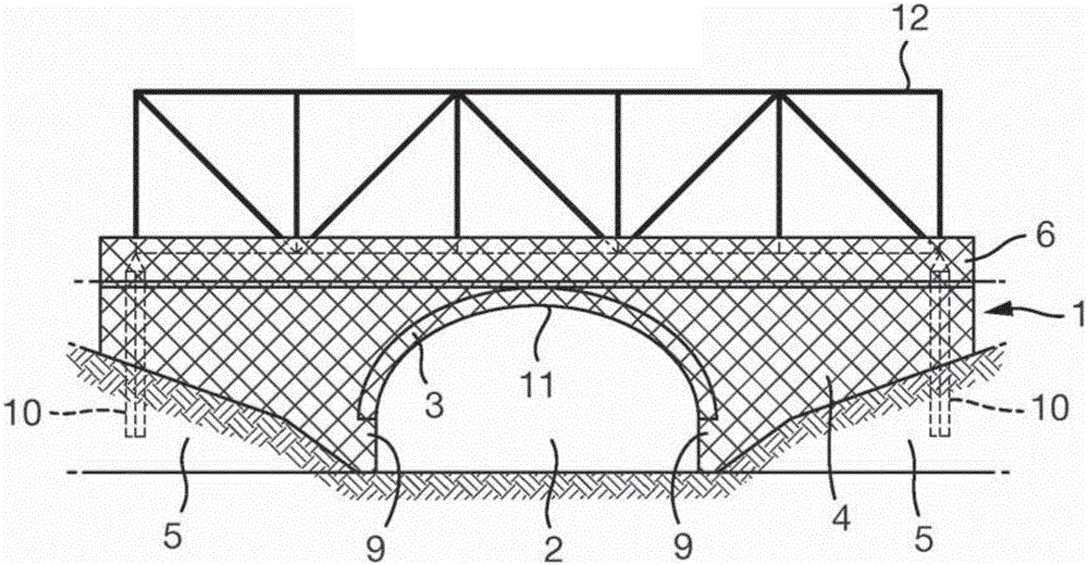 Method of enlarging the space beneath a masonry arch bridge, and a masonry arch bridge