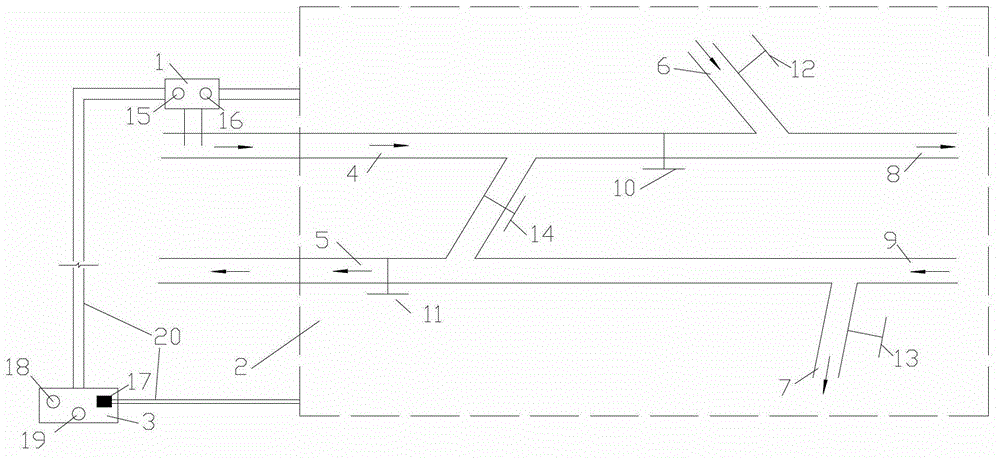 Inflow water protector for greenhouse gas analyzer and control method of inflow water protector