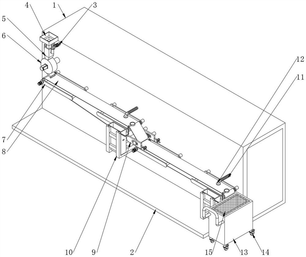 Automatic discharging appearance inspection device for chip resistor production