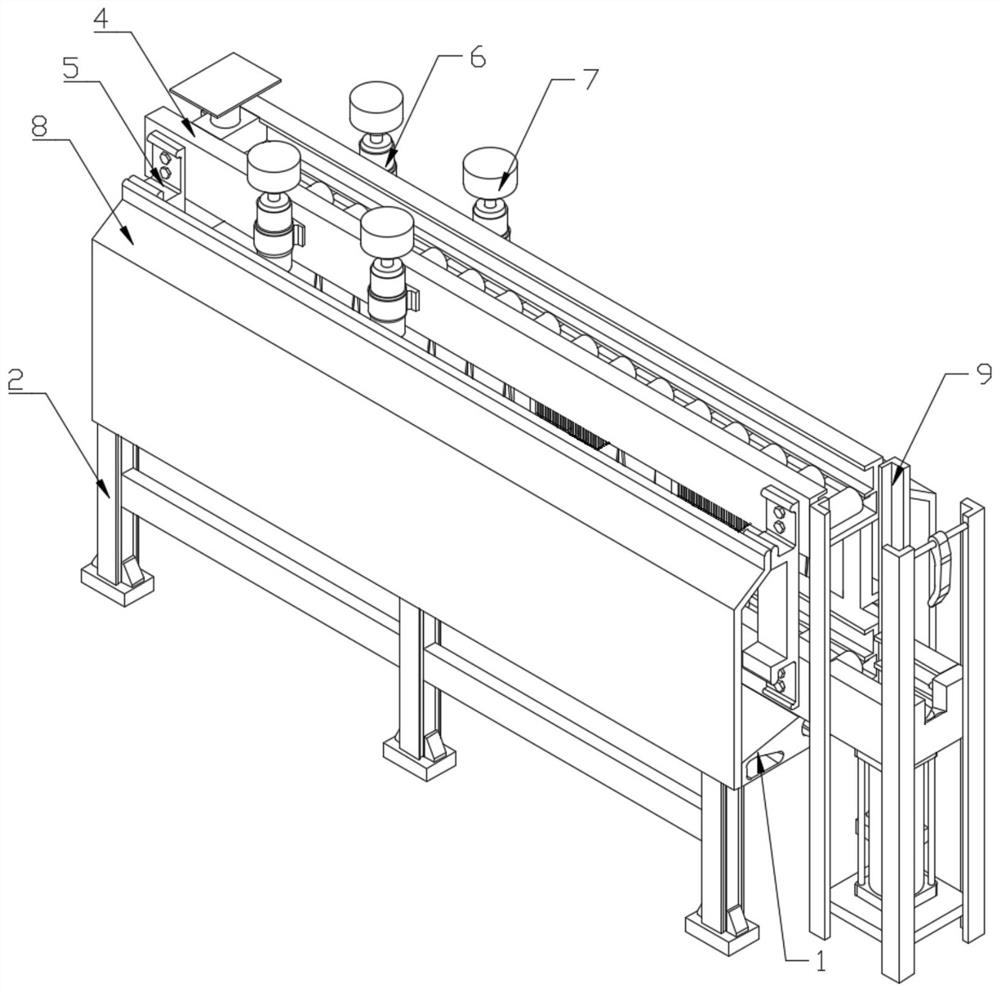 A circuit board edging device with self-turning function and using method thereof