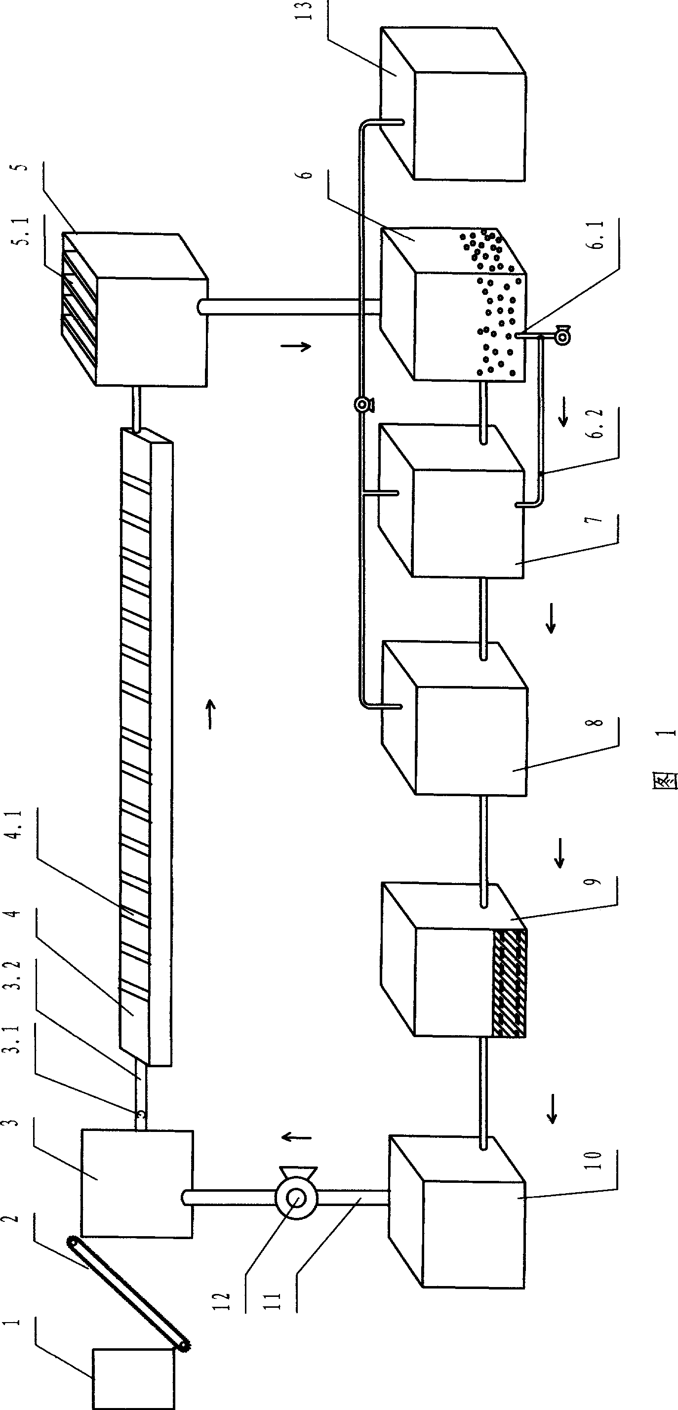Method for recycling sewage for cleaning waste plastic and device thereof