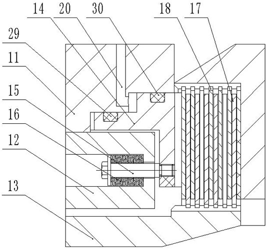 Transmission system of mine conveying part and its torque limiting reducer and control method