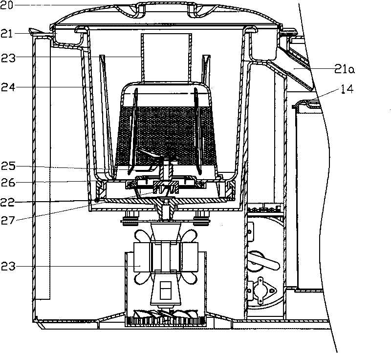 Pulp cooking device and food processor with same