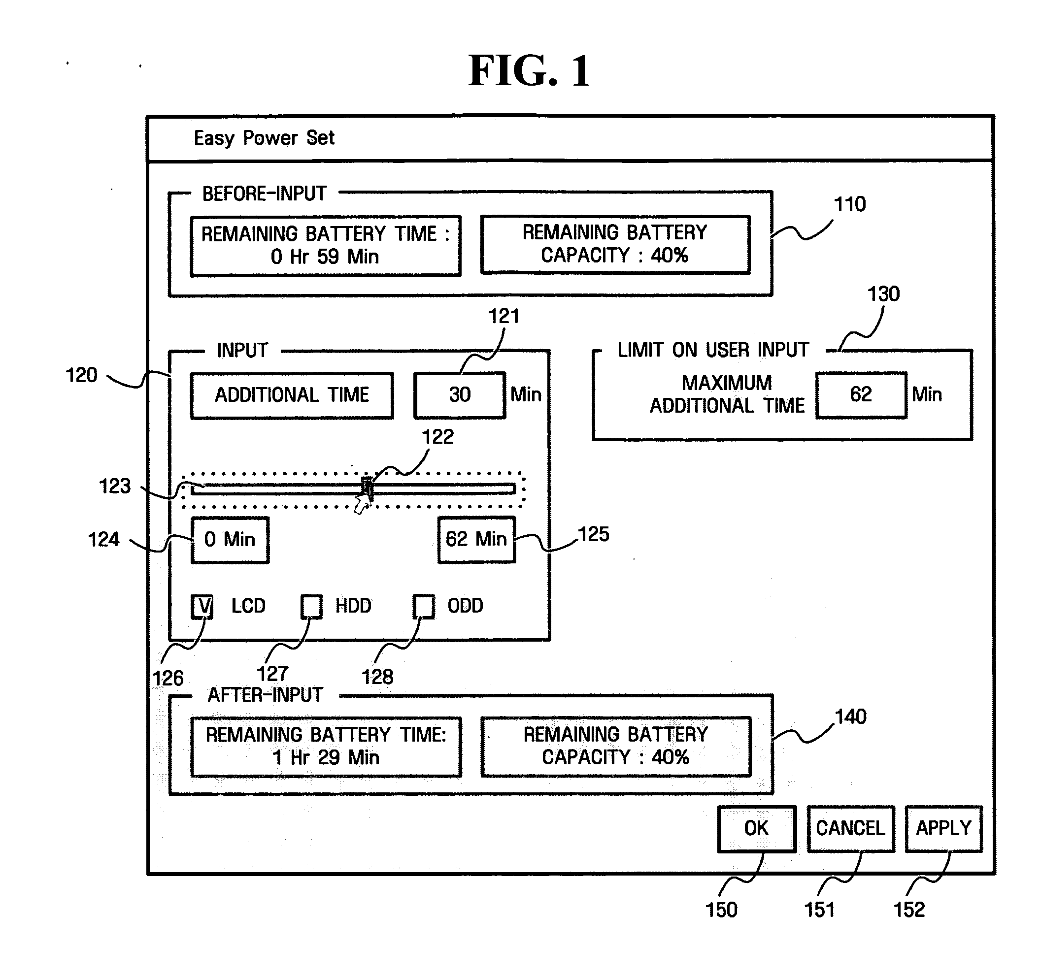 Method and apparatus for managing power of portable computer system