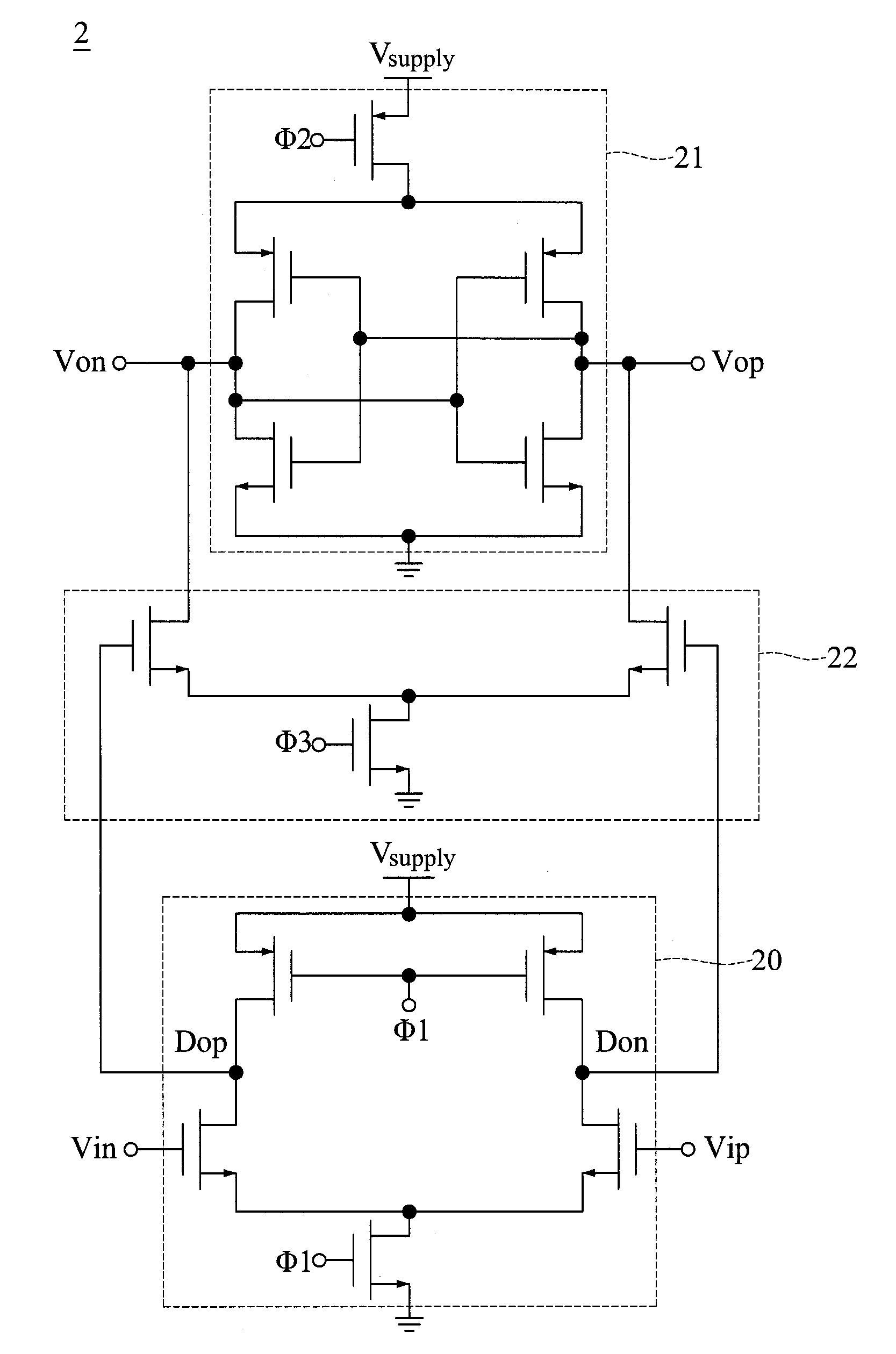 Dynamic comparator with equalization function