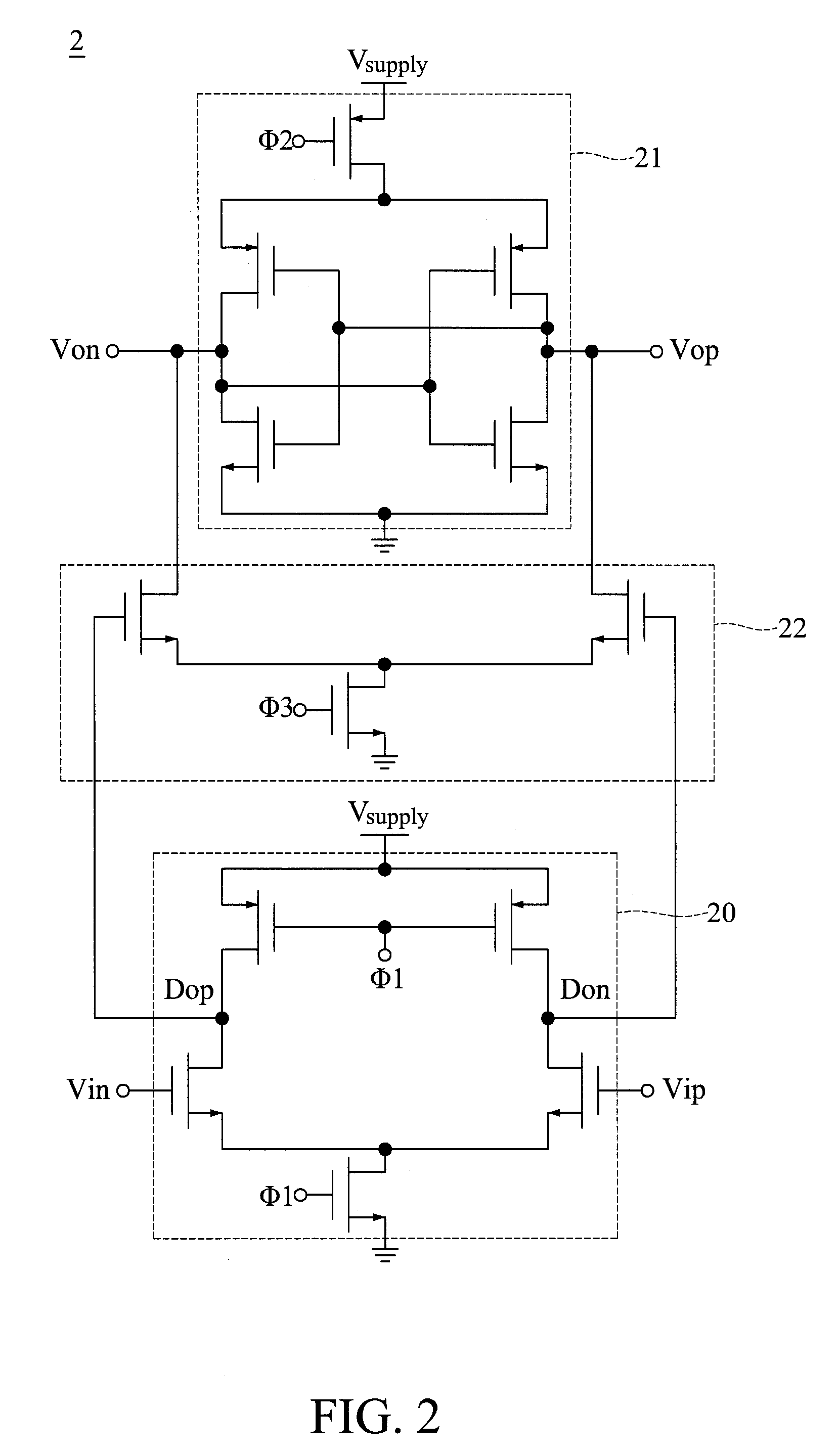 Dynamic comparator with equalization function