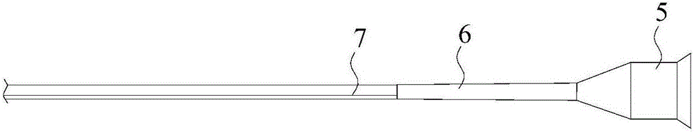 Extendable catheter sheath and interventional device conveying device