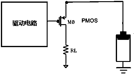 NMOS tube drive control circuit, chip, device and drive method