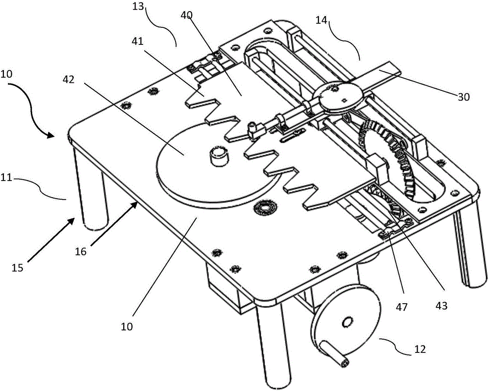 Automatic gear generating device