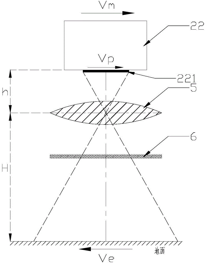 Detection method and device for speed and displacement of rail train