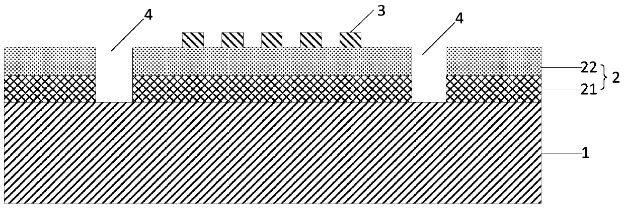 An acoustic wave device and filtering apparatus are provided