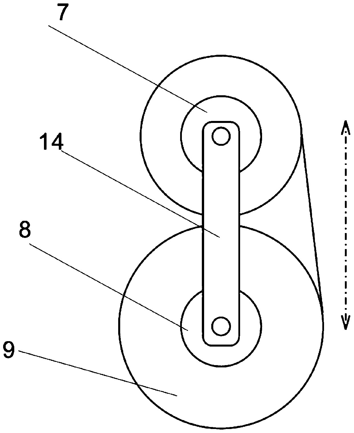 Cleaning device, cleaning machine, special garbage can and working method