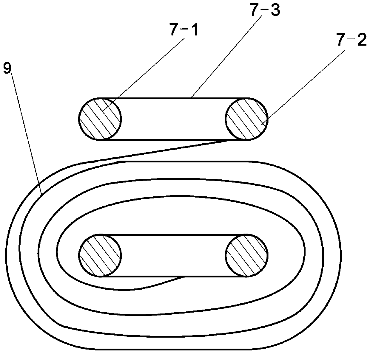 Cleaning device, cleaning machine, special garbage can and working method