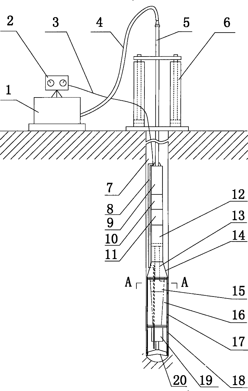 Complete hydraulic self-drilling type side pressure equipment