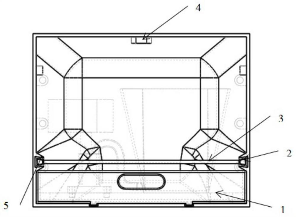 Ultrasonic wave and microwave combined deicing device