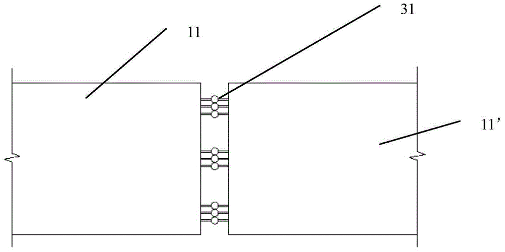 Assembly type green building system and construction method