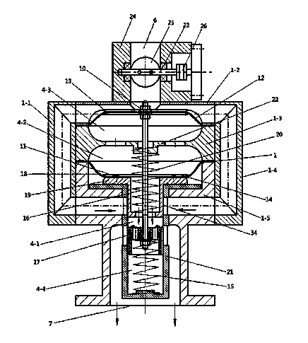 Load self-adaptation gas-fired device of gas engine