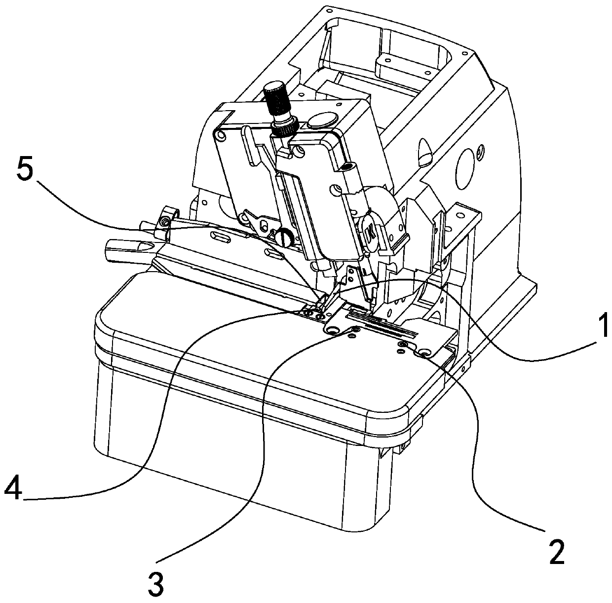 Sewing machine automatic trimming control device and method