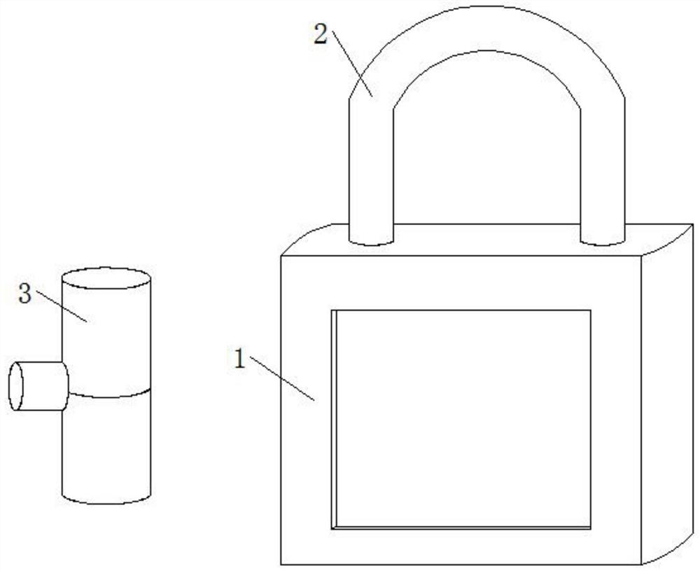 A double-track staggered mobile magnetic traction safety lock