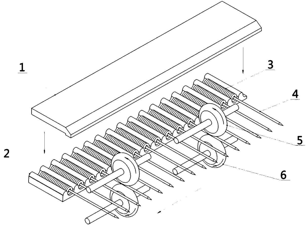 A method of using an automatic drawing machine for testing the fastness of the connection between the needle handle and the needle body