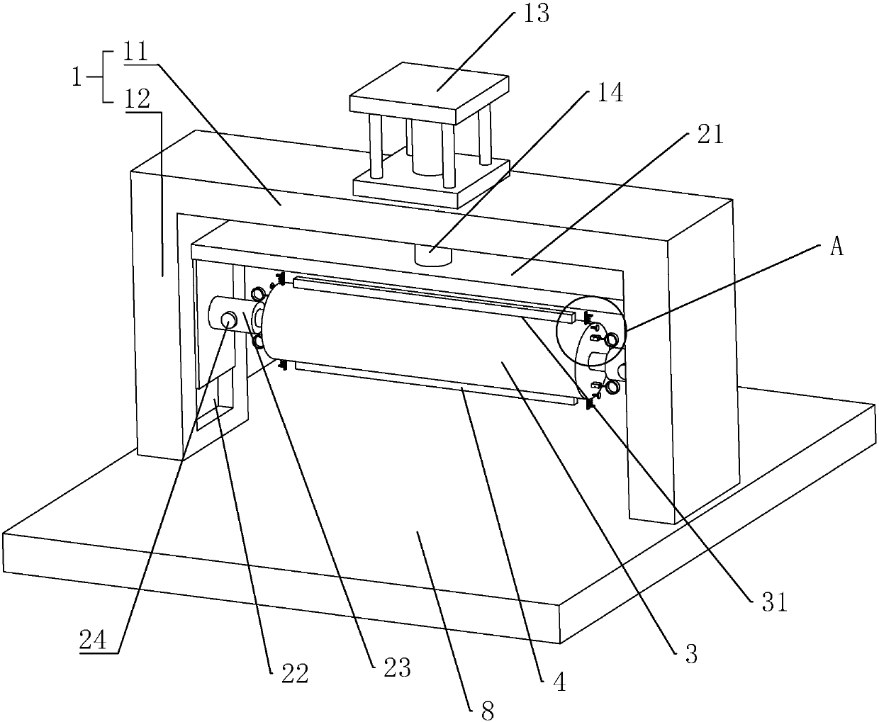 Die-cutting device and die cutter applying same