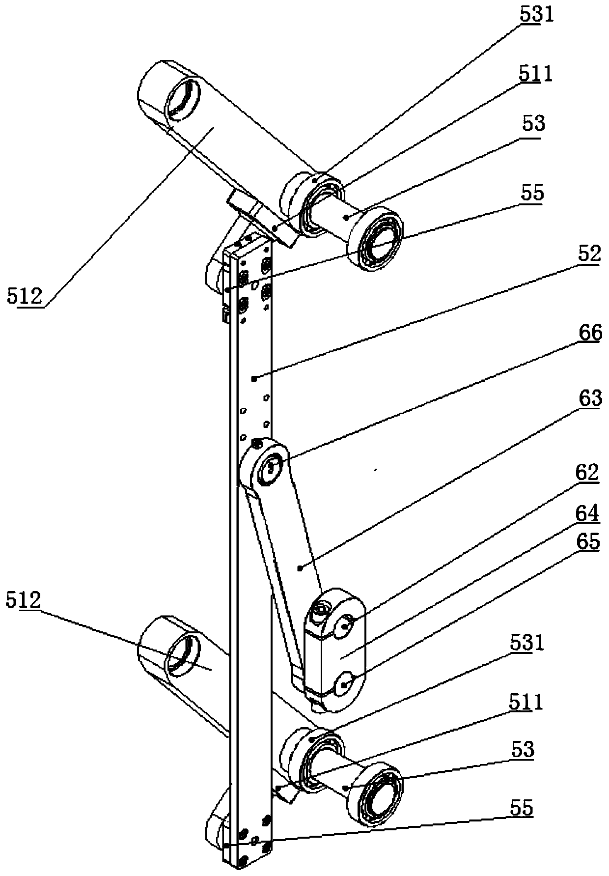 Opening and closing device of gate machine passage