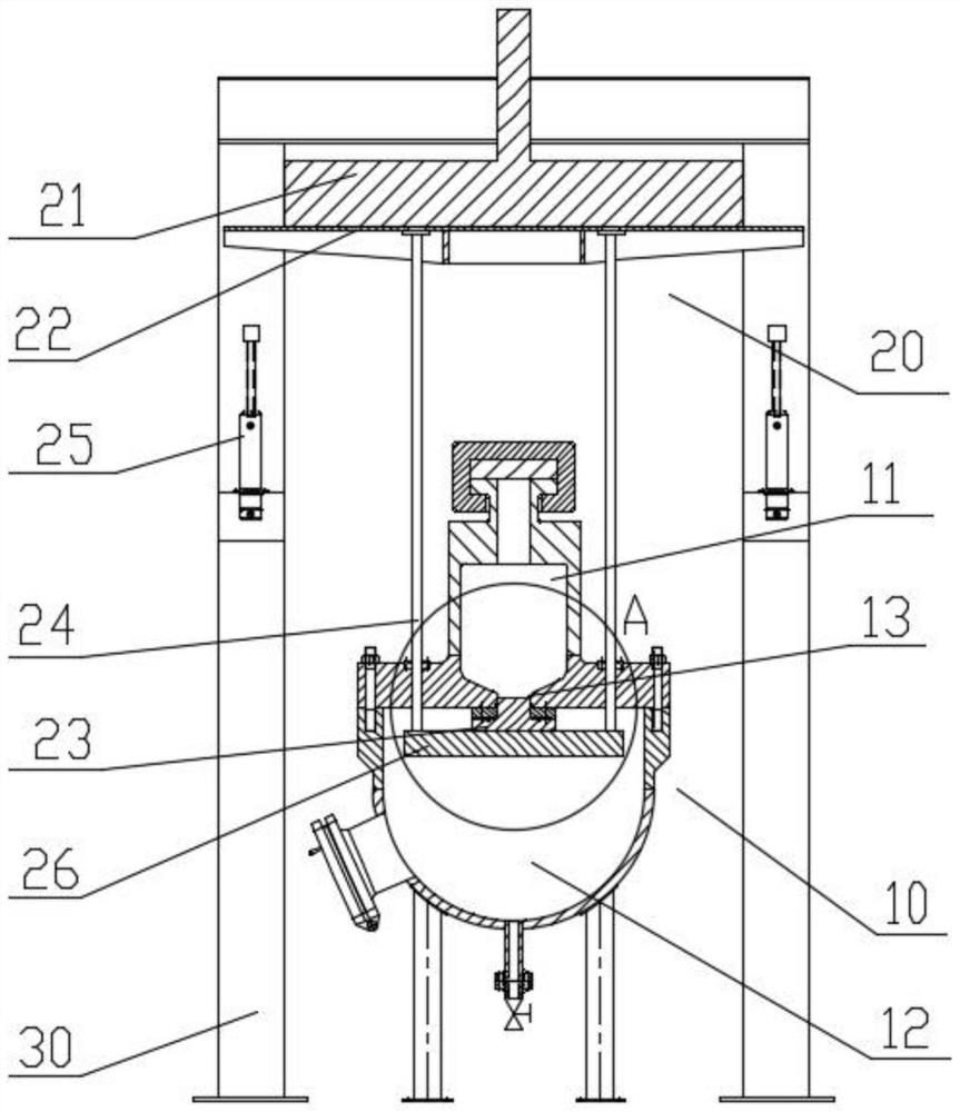 High-pressure supercritical fluid electromagnetic flash explosion machine and processing method