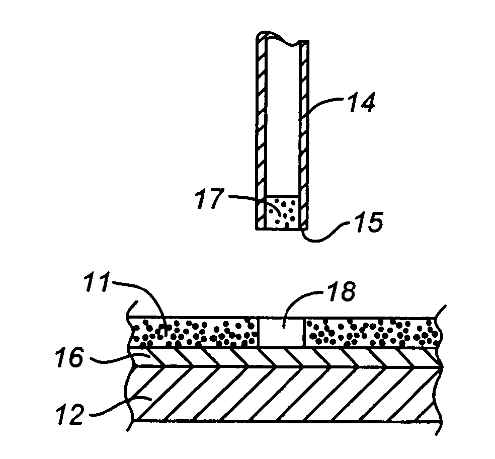 Layered support sheet for high-yield spot cutting from gels or membranes
