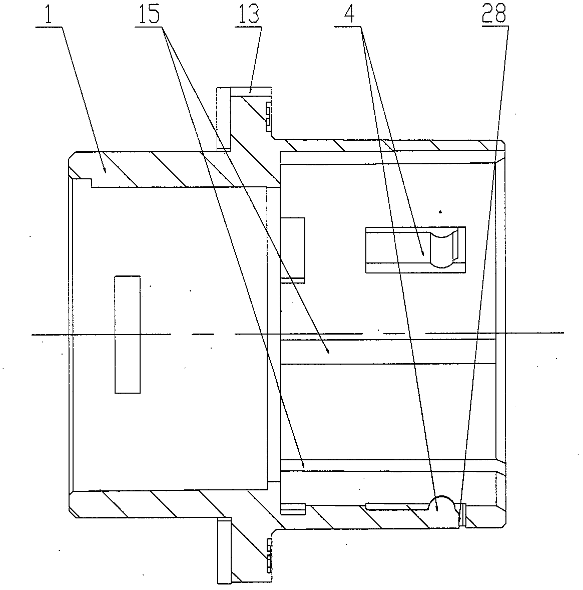 A simple automatic locking circular plastic waterproof connector