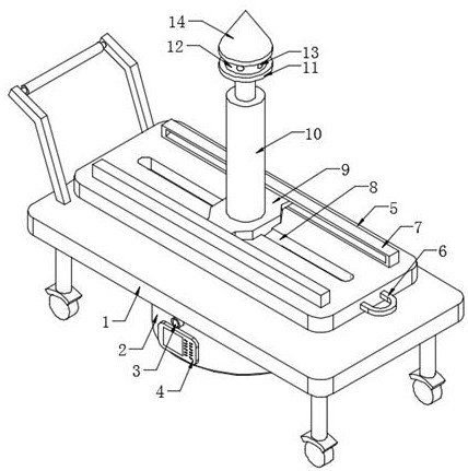 Spraying device for forestry operation