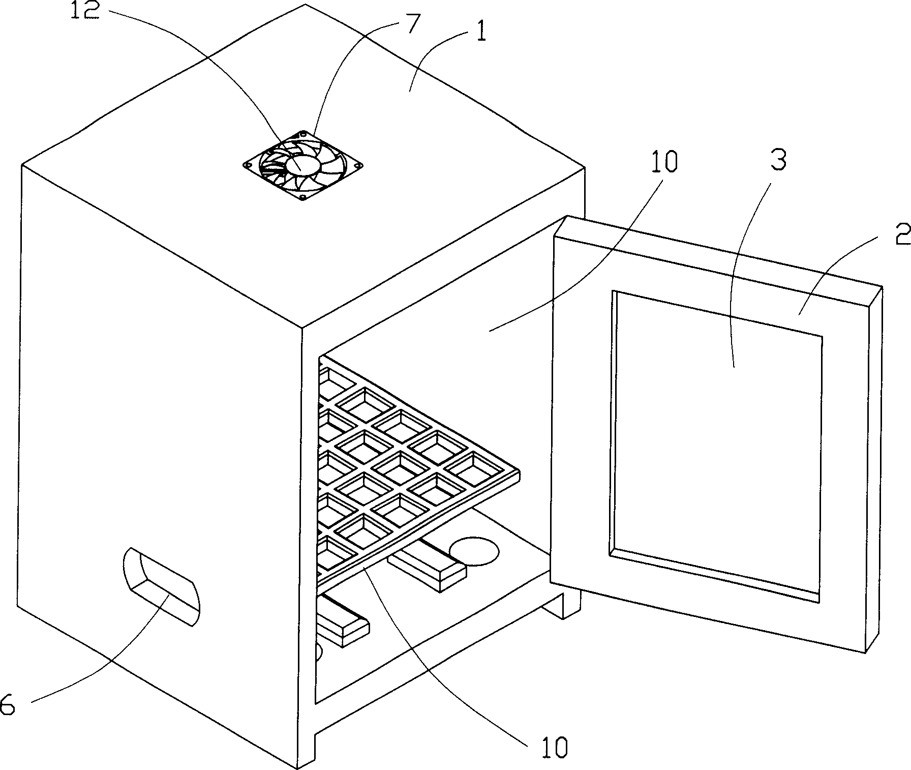 Automatic regulation type constant temperature box