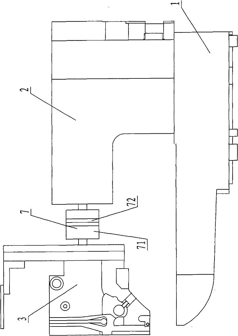 Split electronic pattern sewing machine