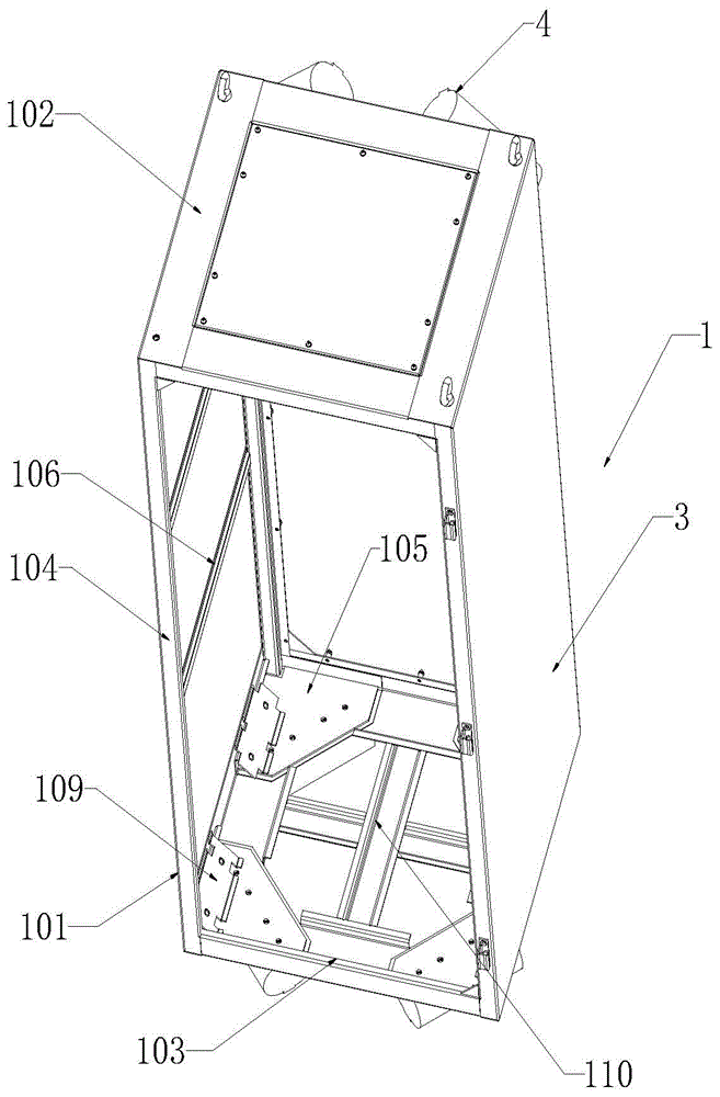 A cabinet resistant to high and low frequency impact