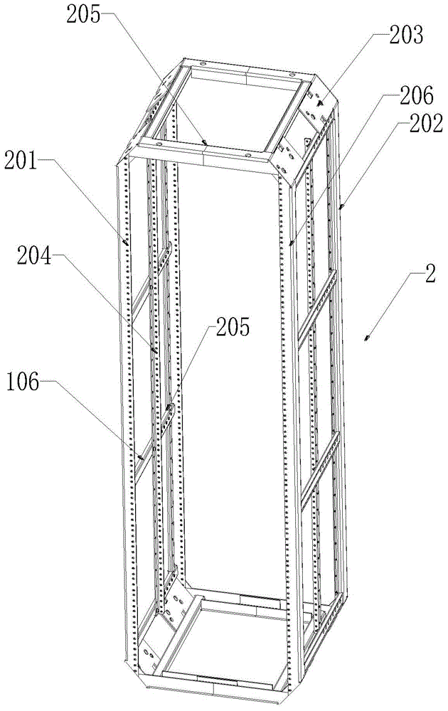 A cabinet resistant to high and low frequency impact