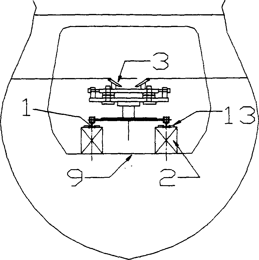 Method for mounting ship stern shaft