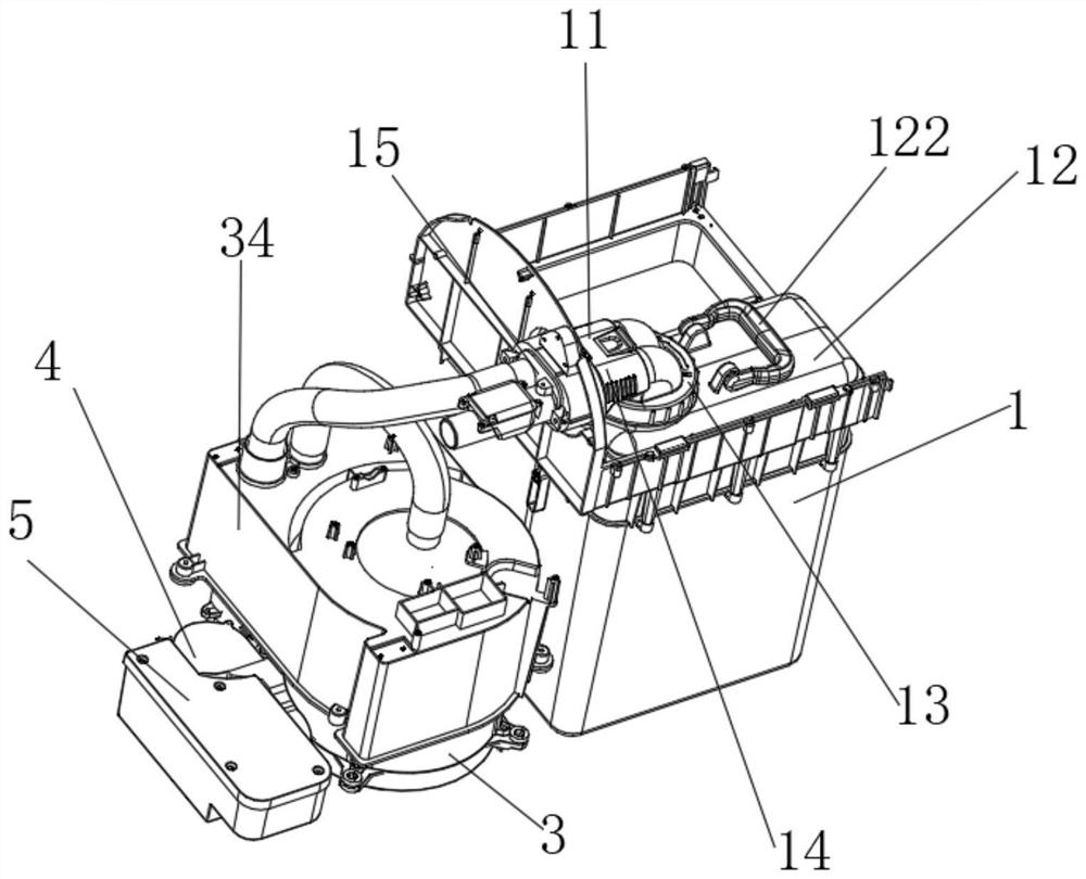 Deodorization device of nursing robot